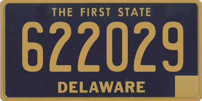 DE license plate 622029