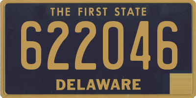 DE license plate 622046