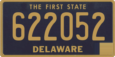 DE license plate 622052