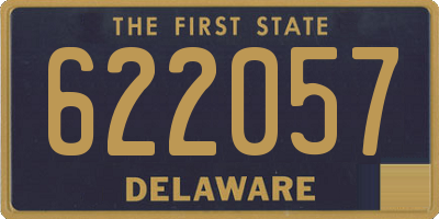 DE license plate 622057
