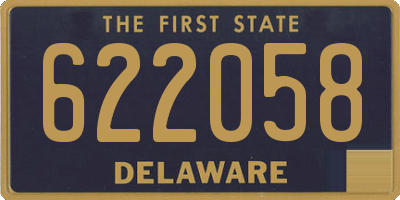 DE license plate 622058