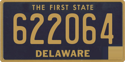 DE license plate 622064