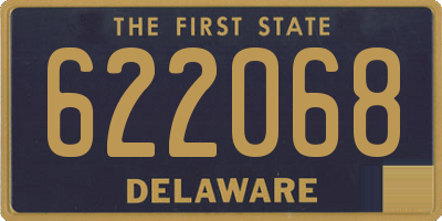 DE license plate 622068