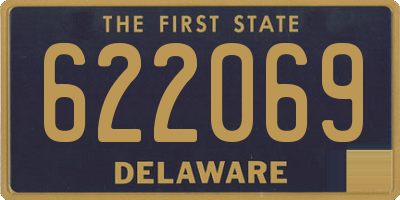 DE license plate 622069