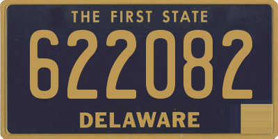 DE license plate 622082