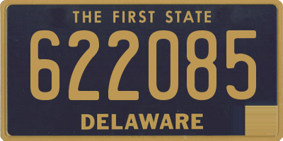 DE license plate 622085
