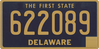 DE license plate 622089