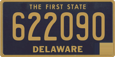 DE license plate 622090