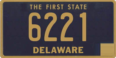 DE license plate 6221
