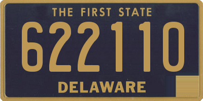 DE license plate 622110