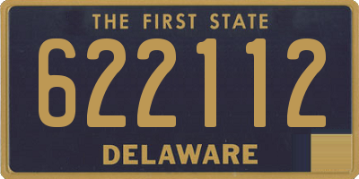 DE license plate 622112