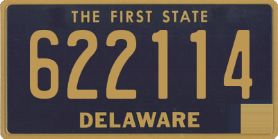 DE license plate 622114