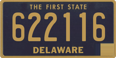 DE license plate 622116