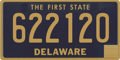 DE license plate 622120