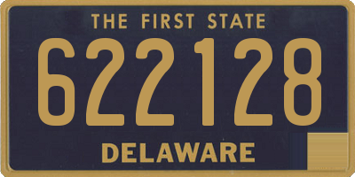 DE license plate 622128