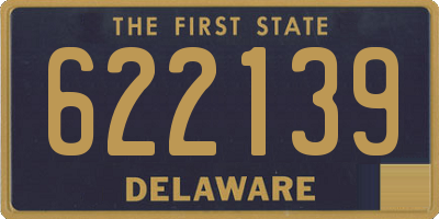 DE license plate 622139