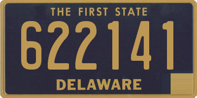 DE license plate 622141