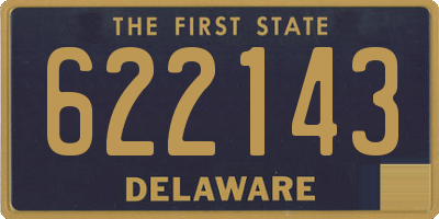 DE license plate 622143