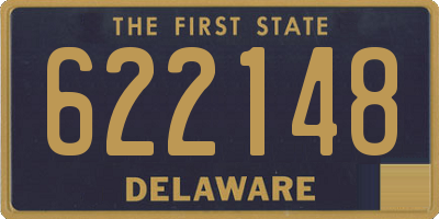 DE license plate 622148