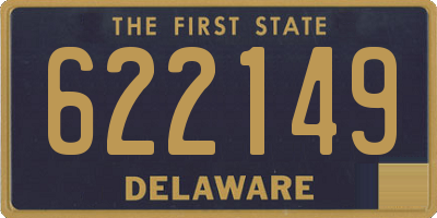 DE license plate 622149