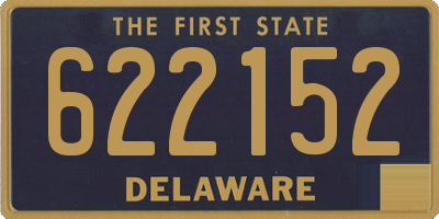 DE license plate 622152