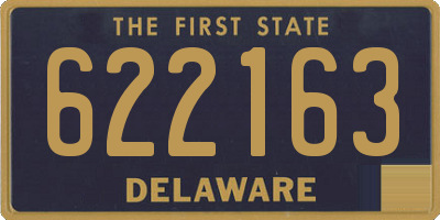 DE license plate 622163