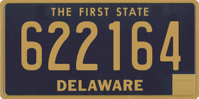 DE license plate 622164