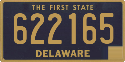 DE license plate 622165