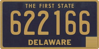 DE license plate 622166