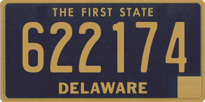 DE license plate 622174