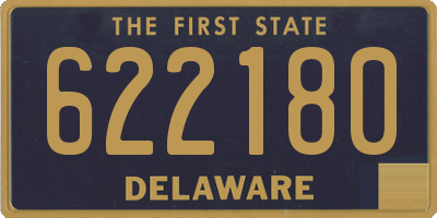 DE license plate 622180