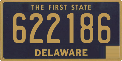 DE license plate 622186
