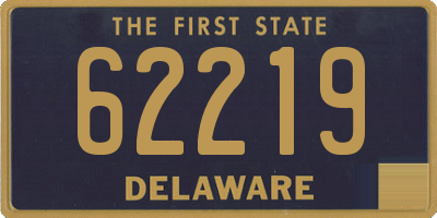 DE license plate 62219
