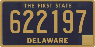 DE license plate 622197
