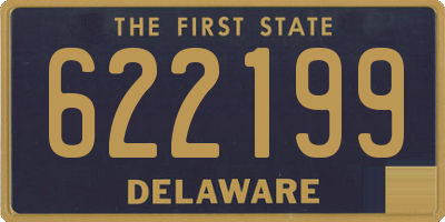 DE license plate 622199