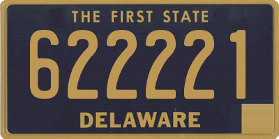 DE license plate 622221