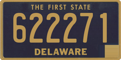 DE license plate 622271