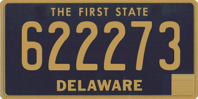 DE license plate 622273