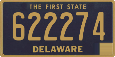 DE license plate 622274