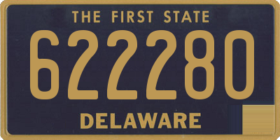 DE license plate 622280