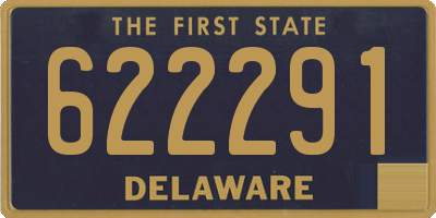 DE license plate 622291