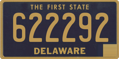 DE license plate 622292