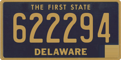 DE license plate 622294