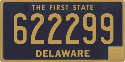 DE license plate 622299