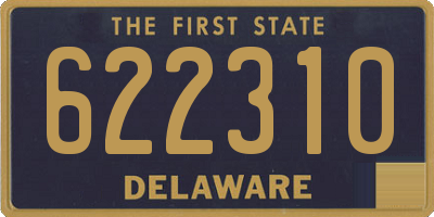 DE license plate 622310