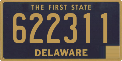 DE license plate 622311
