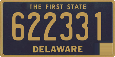DE license plate 622331