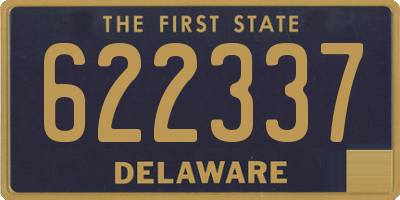 DE license plate 622337