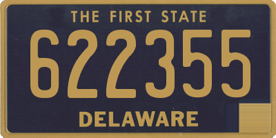 DE license plate 622355