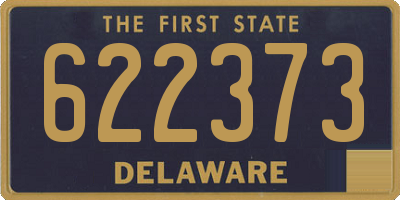 DE license plate 622373